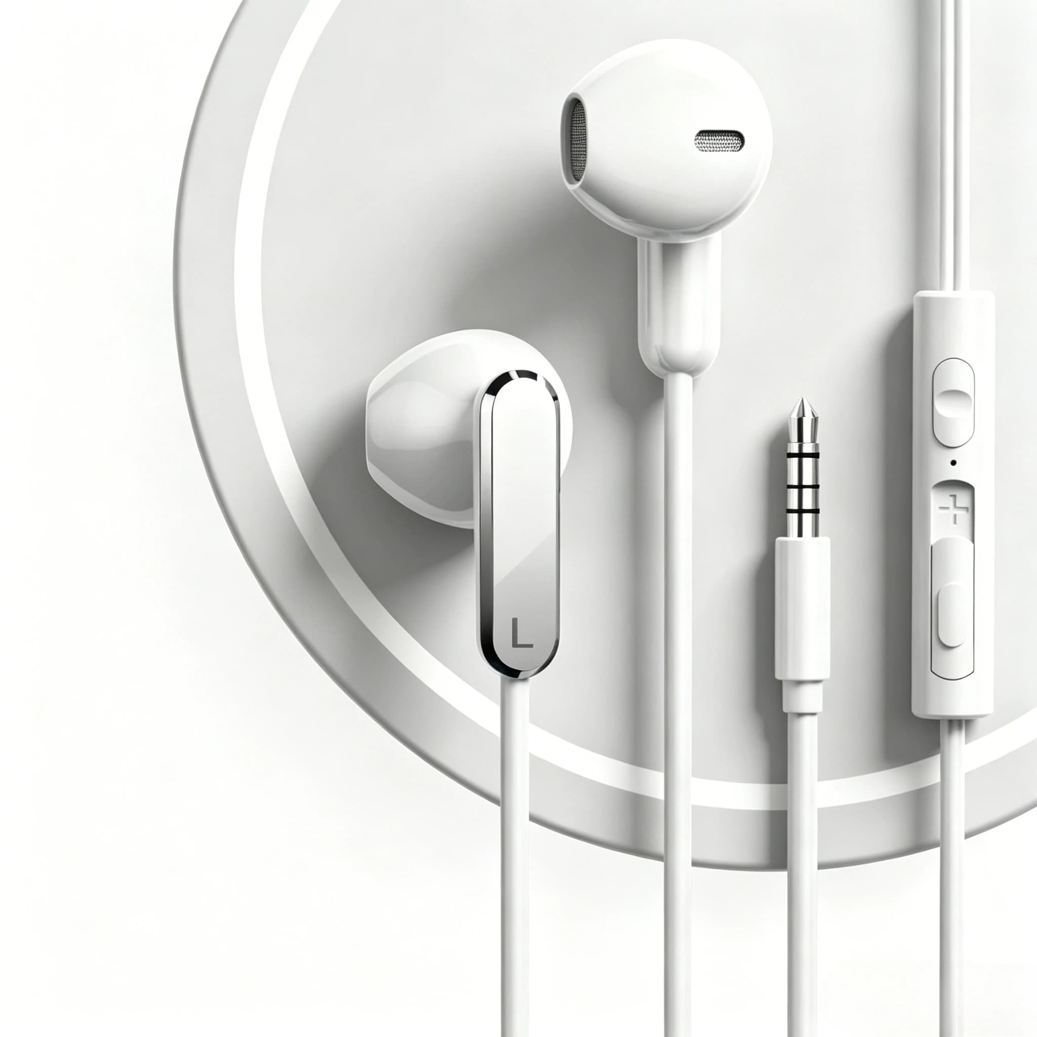 Auricolari Cablati con Doppia Presa 3.5mm e Type-C, Cuffie Stereo HiFi con Bassi Profondi e Controllo del Volume, Ideali per Gaming e Musica