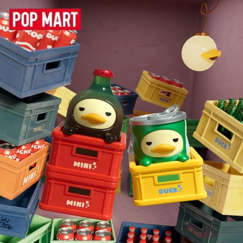 POPMART Mini DUCKOO Citywalk Series Blind Box Original Toys Guess Bag Mystery Box Doll Cute Anime Figure Ornament Gift