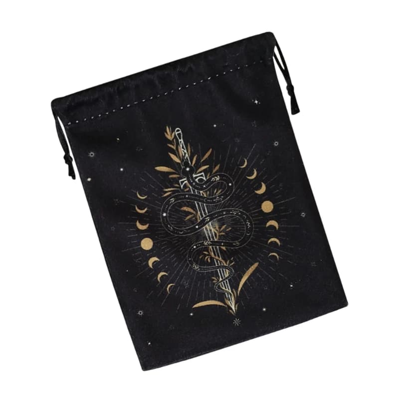 Soft Tarots Storage Bag Oracles Card Holder Travel Gift Bag Jewelry