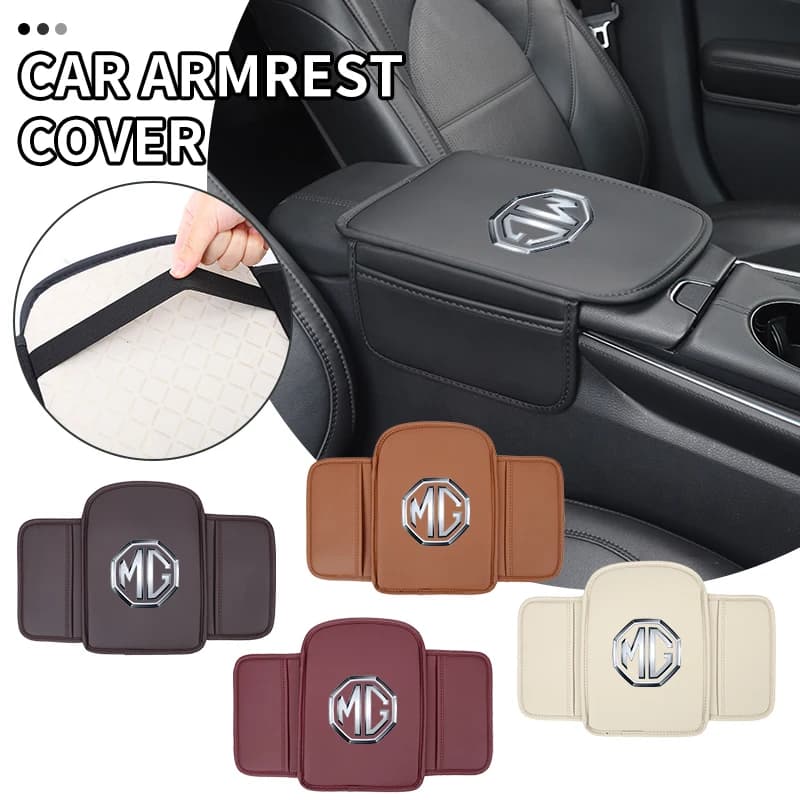 Car Armrest Box Pad Console Protector Armrest Storage Mat Accessories For Morris Garages MG 3 5 6 7 HS ZS GS Hector TF GT ZR RX5