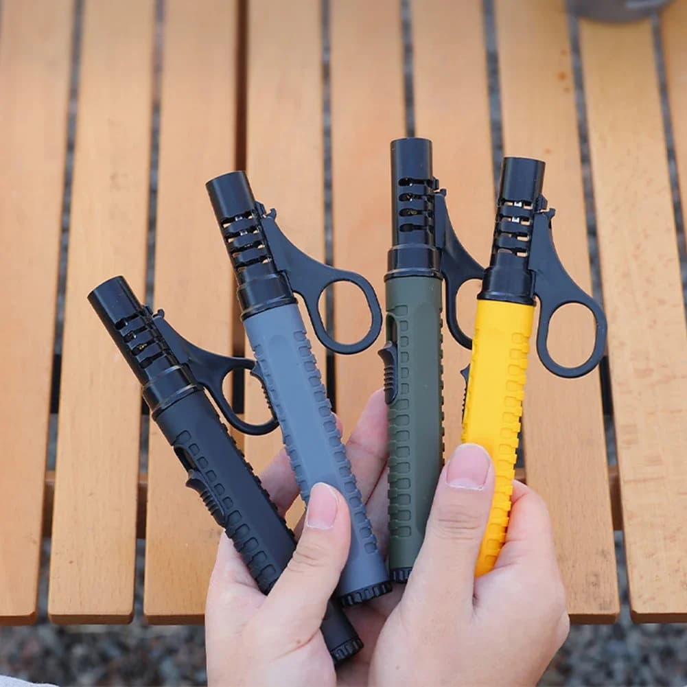 New flashlight outdoor spray butane camping jet flame rechargeable gas torch (excluding butane) cigarette accessories