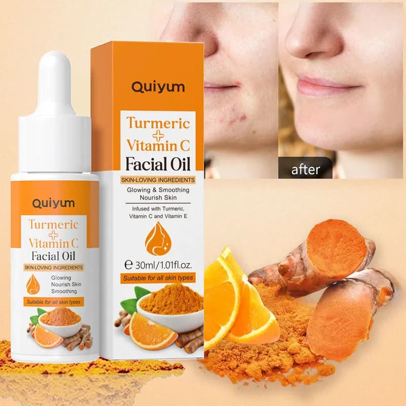 Serum face to vitamin C curcuma Antioxidant serum serum conceal dark spots to the curcuma Illuminate face Curcuma oil