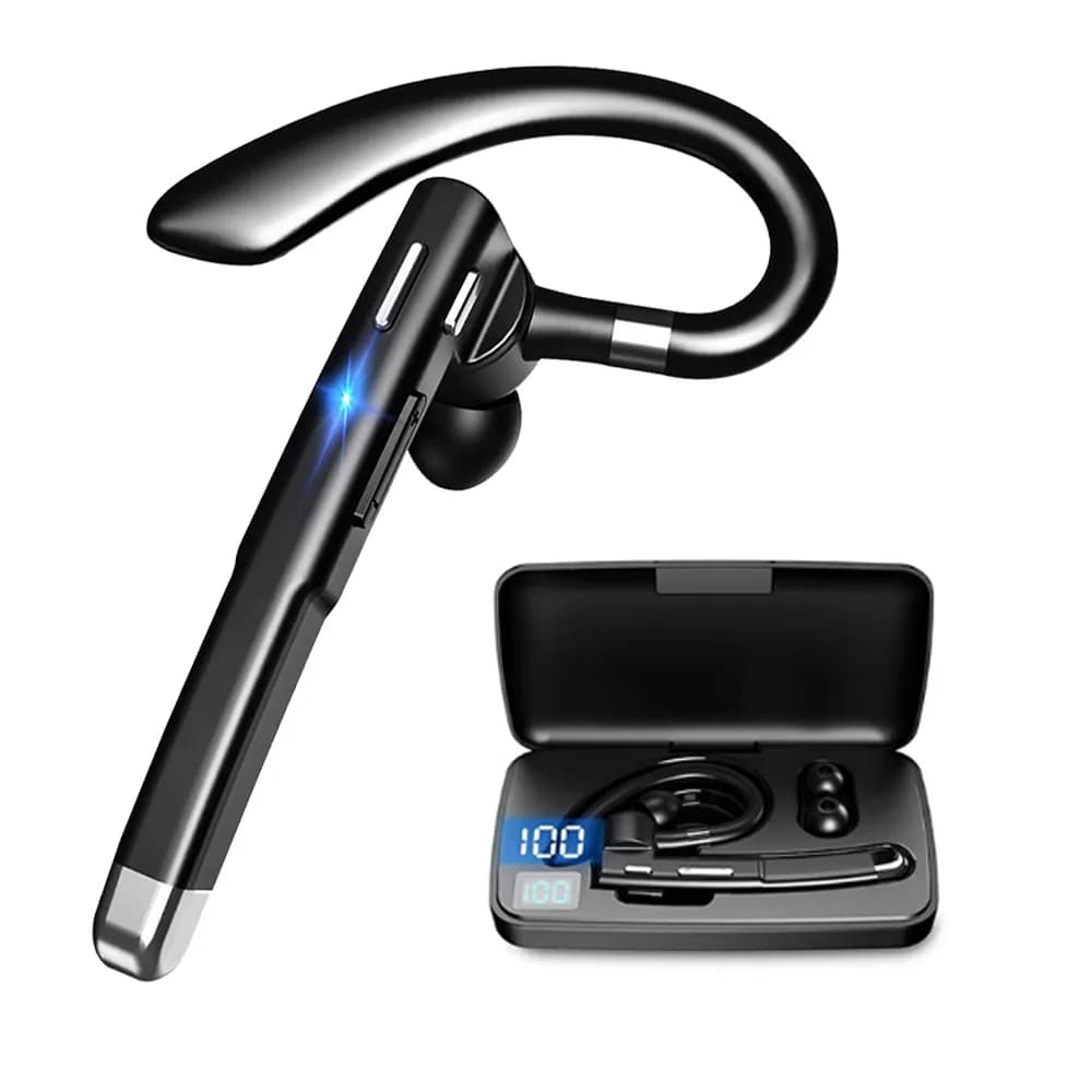 Cuffie wireless Bluetooth 5.3 Auricolari aziendali Chiamata in vivavoce Microfono Cuffie con cancellazione del rumore Auricolari per la guida YYK-520