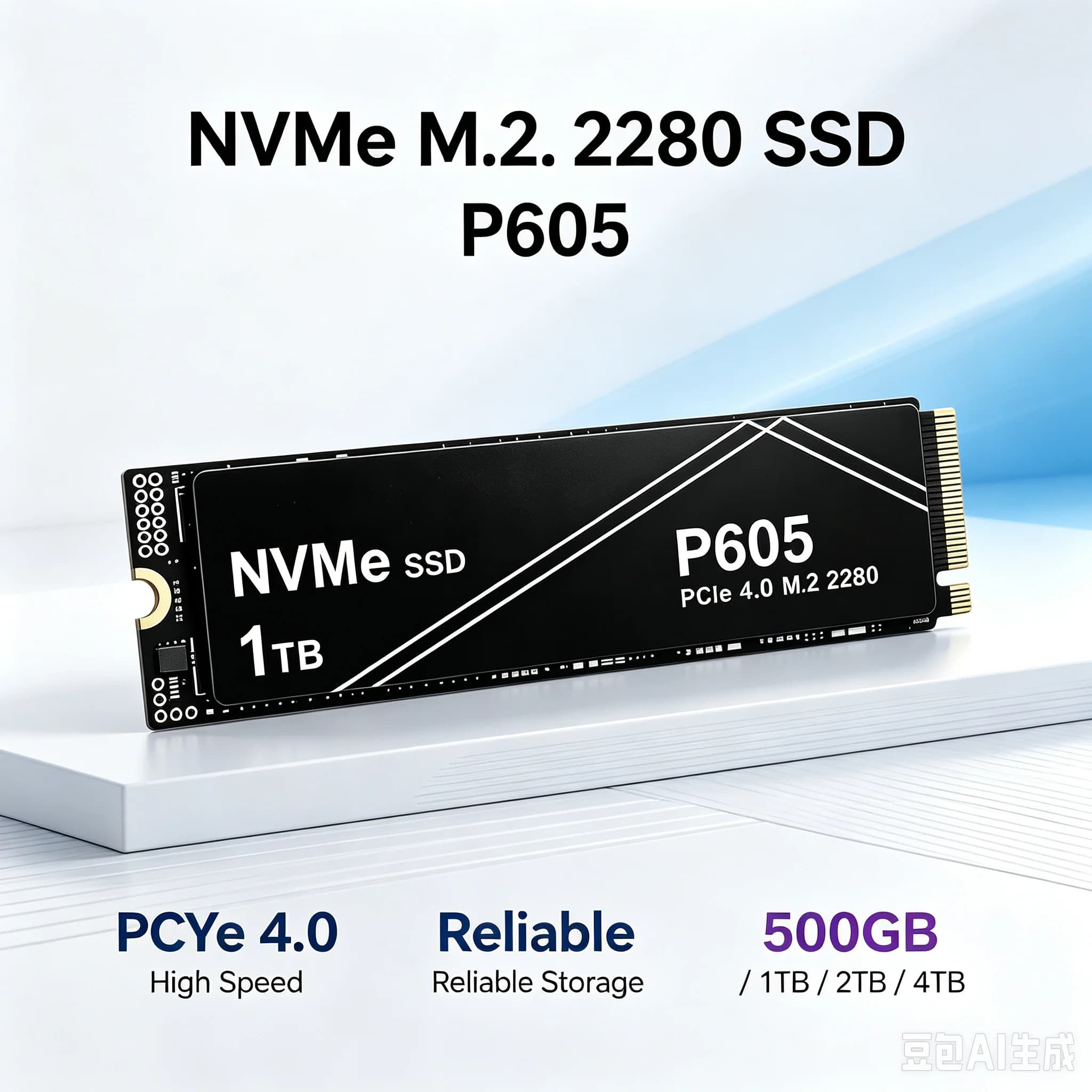 New P605 1TB 2TB 4TB NVMe PCIe Gen SSD Solid State Drives for Gaming Computer Laptop PS5