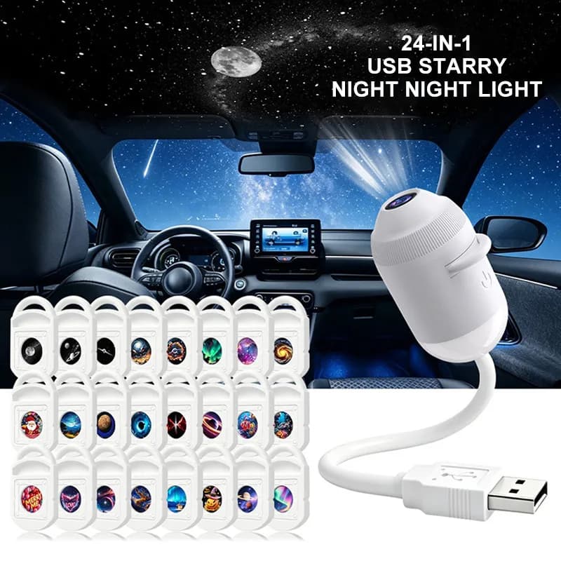 Smart Galaxy Star Projector 2 In 1 Night Light Home Background Atmosphere Light Bedroom Home Decoration Children's Night Light