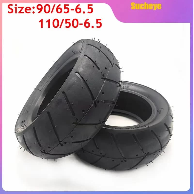 Pneumatico per vuoto anteriore da 11 pollici 90/65-6.5 pneumatico Tubeless addensato posteriore 110/50-6.5 per Mini moto 47-49cc Pocket Dilt Pit Bike
