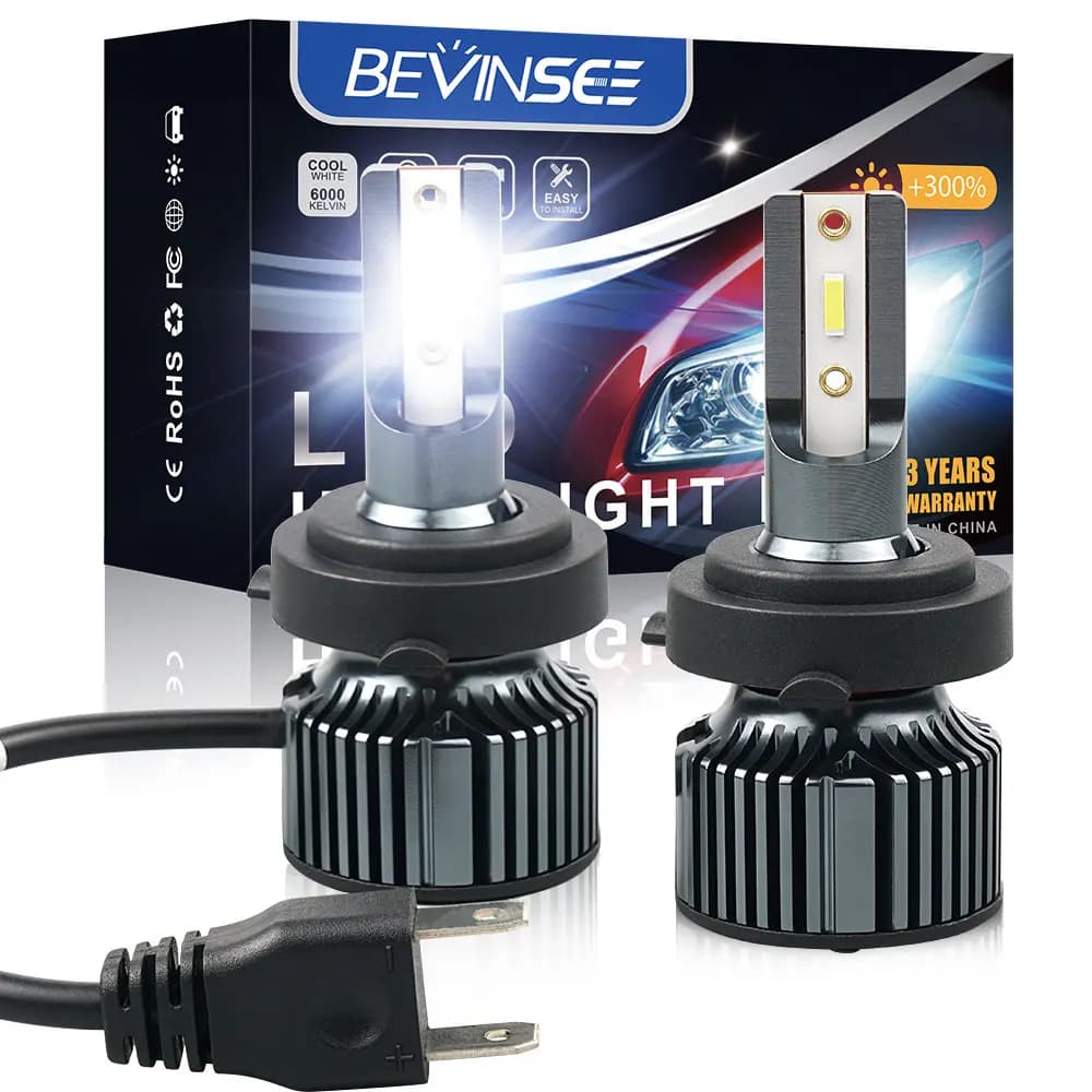 Per KIA Sorento abbaglianti, per Mitsubishi Outlander, per Hyundai Santa Fe, H7 Lampadine per fari a LED Plug & Play H7 Lampada a LED 6000K 12V