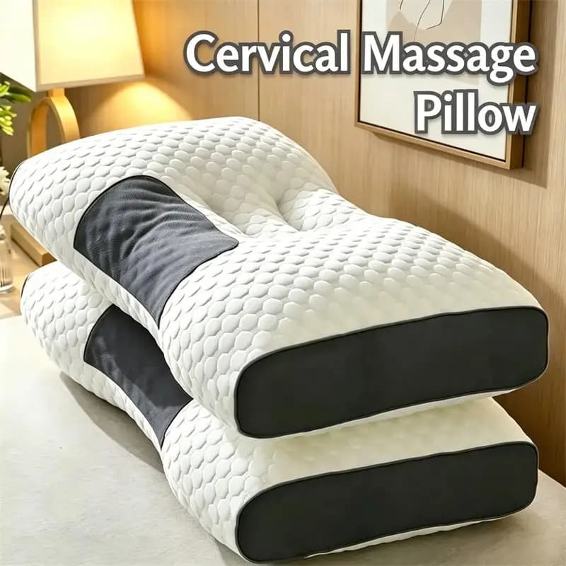 Deep sleep cervical protection pillow core - a household massage pillow for students' dormitories. Hotel non-deforming pillow