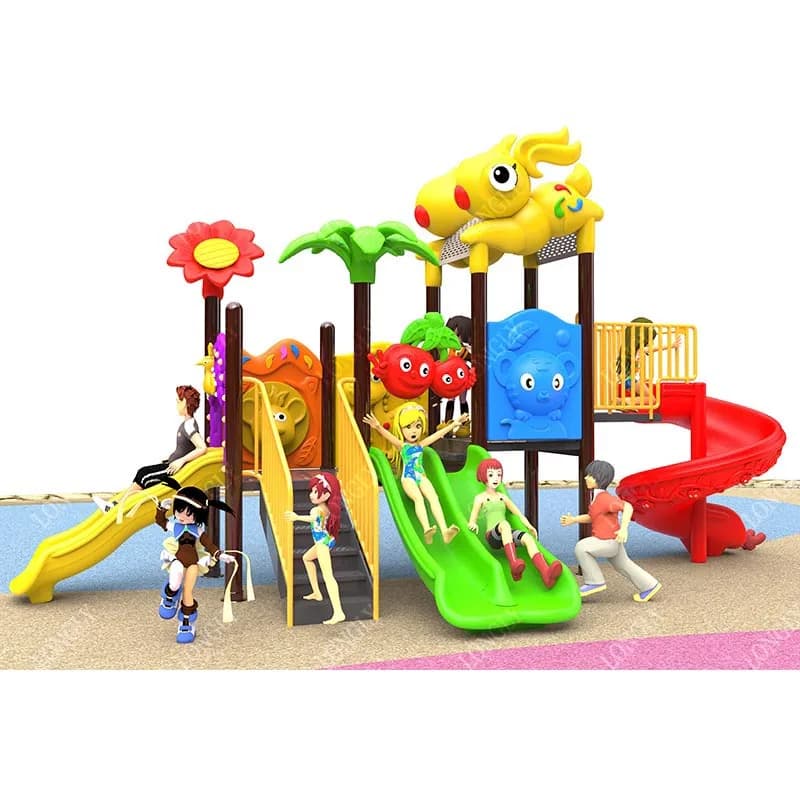Scivolo in Plastica per Bambini, Bestseller per Giardini, Scuole, Parchi Educativi, Aeroporti e Parchi Divertimento
