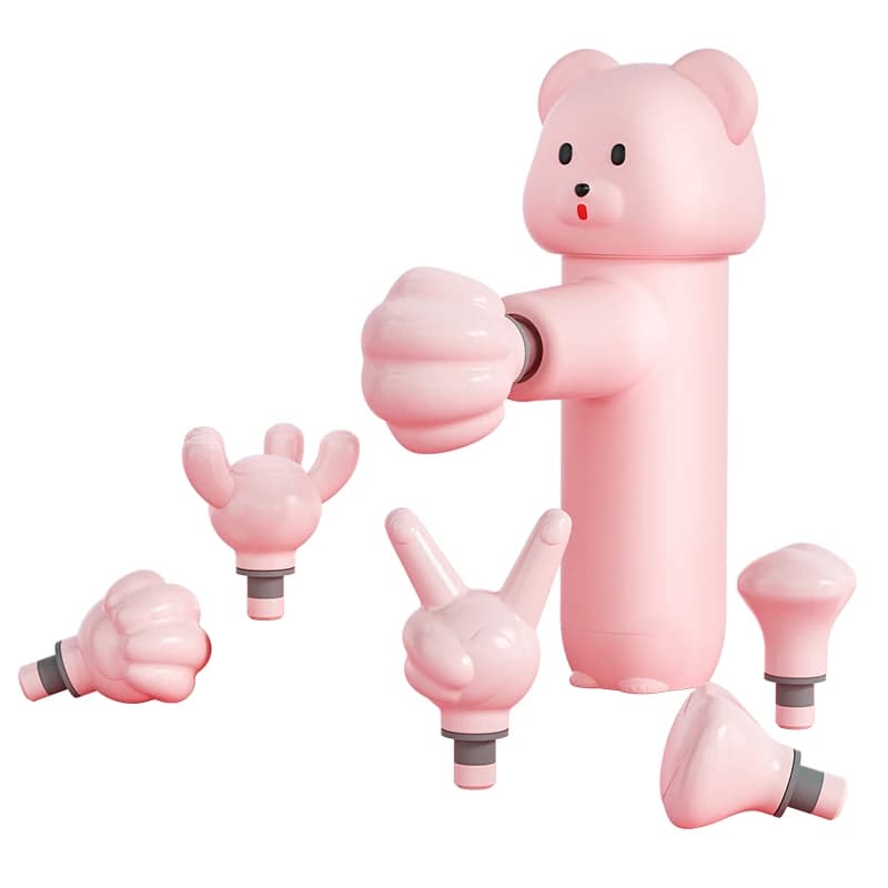 Mini Fascia Gun Cute Massage Gun Deep Muscle Massager Handheld Percussion Massager for Workout Recovery Travel Home