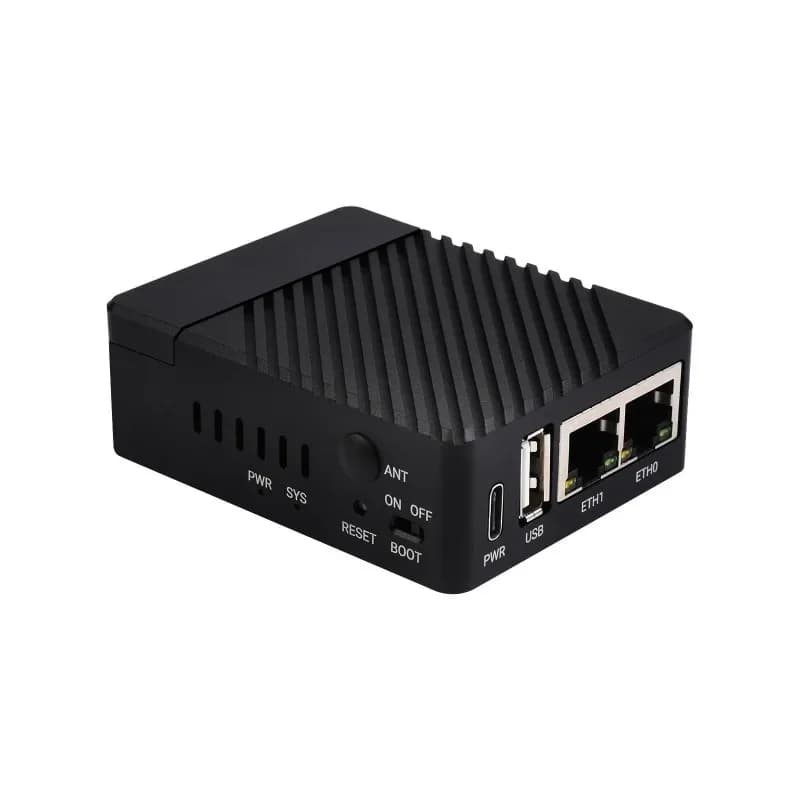 Mini Dual Gigabit Ethernet Mini-Computer Kit Designed for Raspberry Pi Compute Module 4