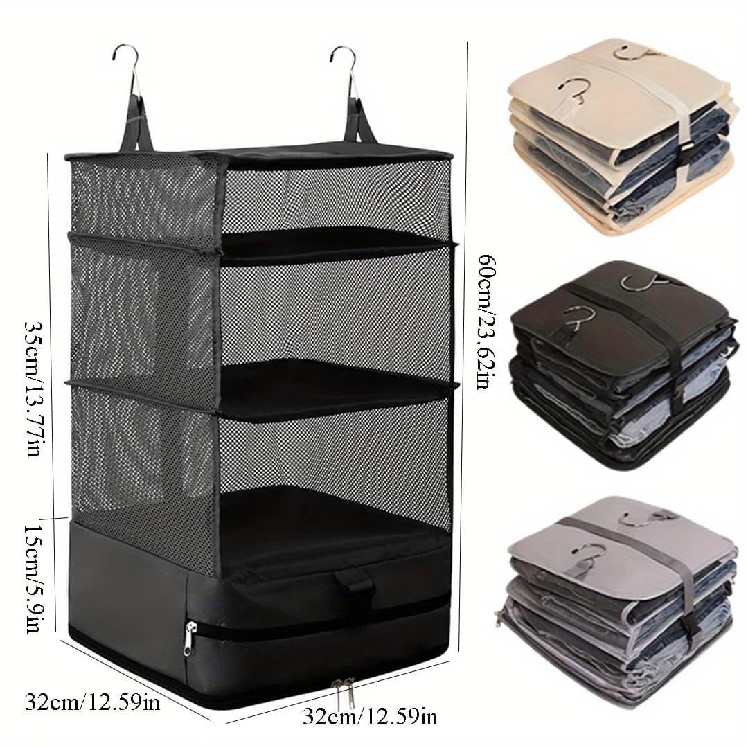 Travel Storage Bag Dormitory Wardrobe Hanging Multi functional Storage Artifact Clothing Underwear Socks Storage Compression Bag