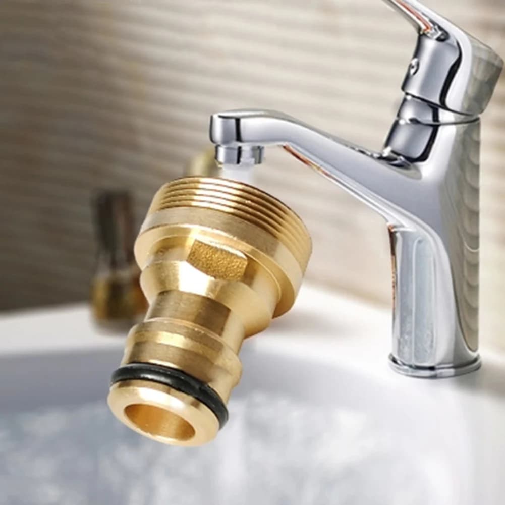 Bagno 23mm tubo flessibile connettore rapido raccordo filettato in ottone per giardino raccordo per tubo adattatore per rubinetto