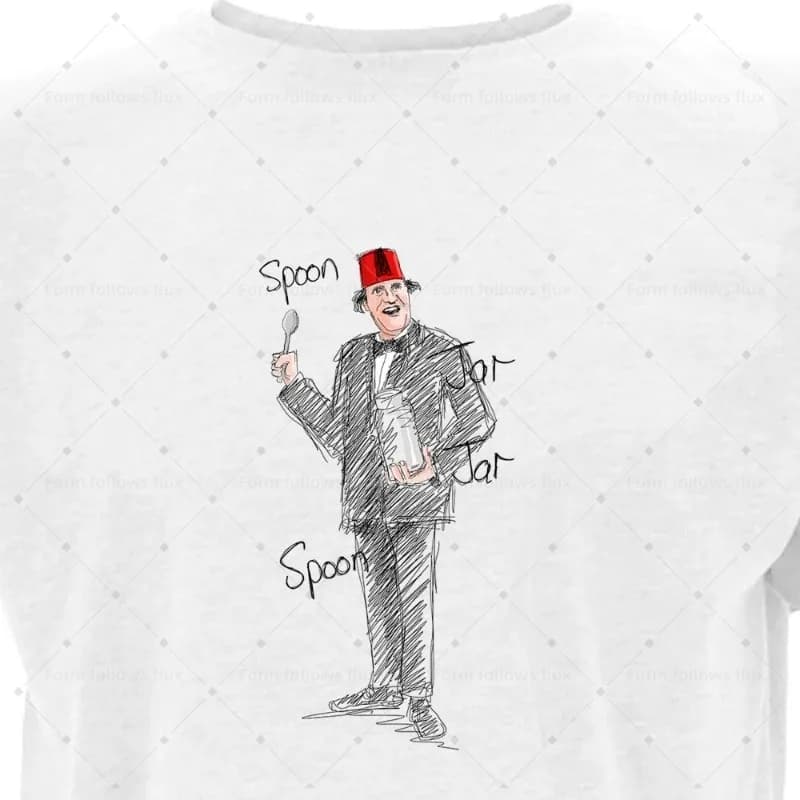 T-shirt con cappuccio da uomo 2026, stile fumetto disegnato a mano, Tommy Cooper, comedie britanniche, comici, unisex, taglie dalla S alla 6XL, taglie forti disponibili