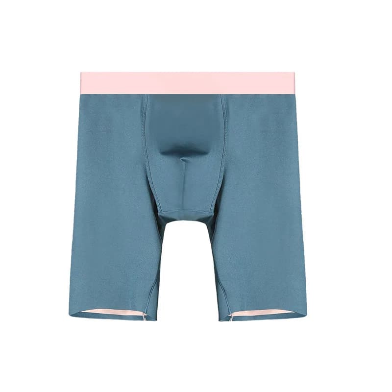Intimo sportivo da uomo gamba allungata uomo grasso boxer antibatterici ragazzi boxer gamba antiusura testa