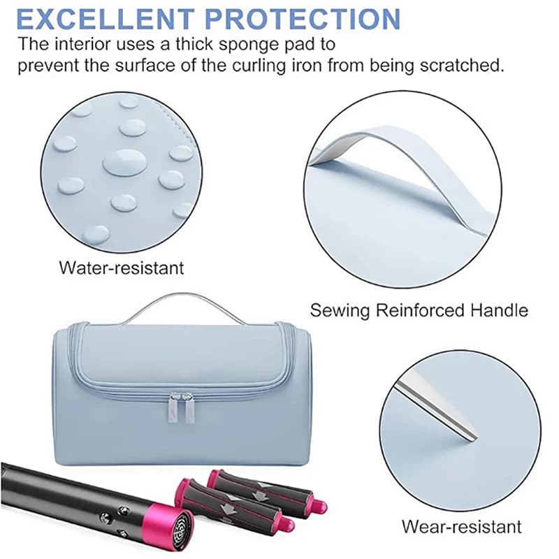 New Laptop Bag for Hairdryer, Waterproof, Iron Organizer Haircuts and Hairdryer, Travel Cosmetic Bag
