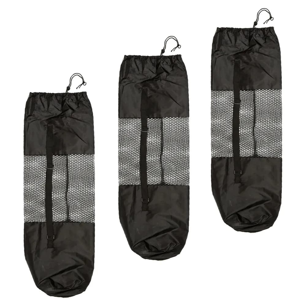 Set di 3 Borse Porta Tappetino Yoga alla Moda con Design Traspirante in Rete, Facili da Trasportare, Borsa a Tracolla Singola per Tappetino Yoga per Uso Quotidiano