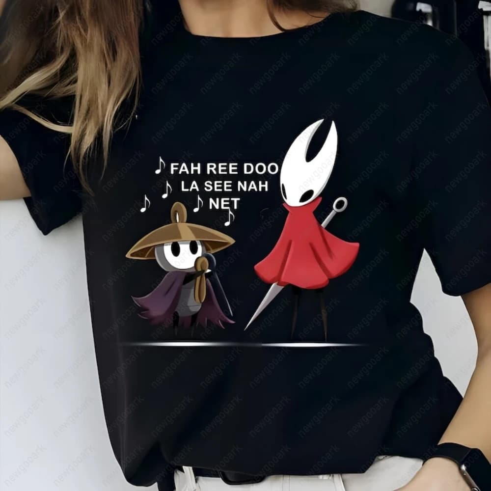 Hollow Knight Silksong Woman T-shirt Vintage Gothic Aesthetic Action-adventure Game Graphic T Shirts Cotton Short-sleev Tops Tee