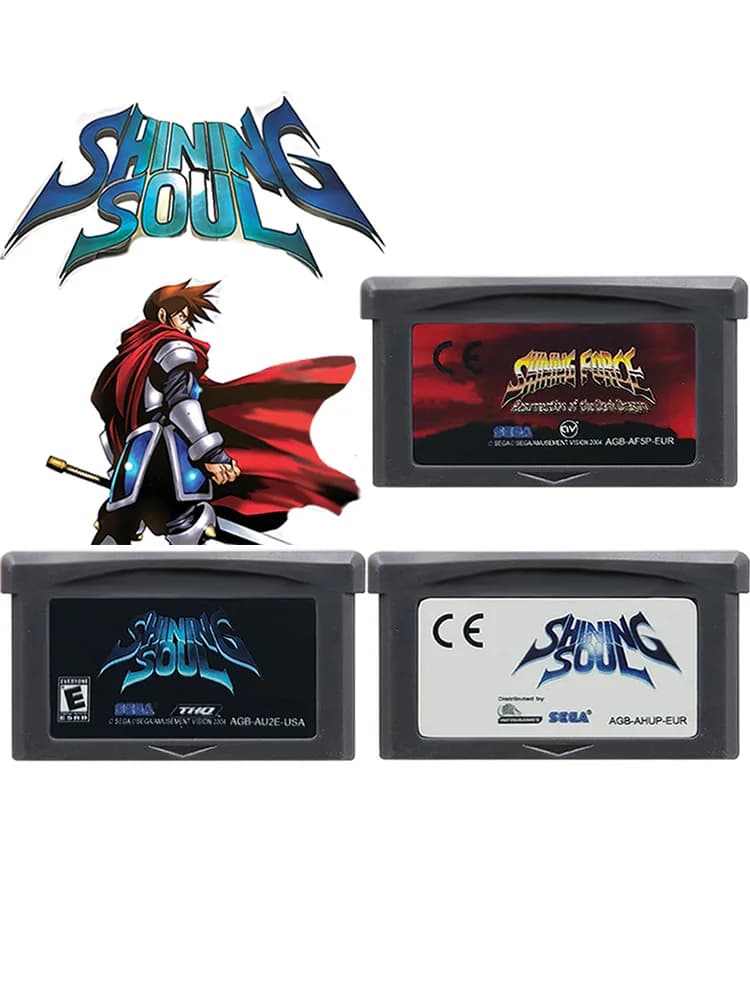 Shining Soul GBA Game Series Cartuccia per videogiochi a 32 bit Scheda console Shining Soul Shining Force Resurrection of the Dark Dragon