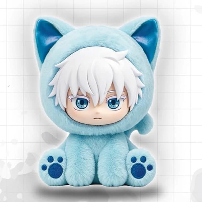 Genuine EAKI Jujutsu Kaisen Sitting Cat Party Series Blind Box Anime Figure Character Figure Mystery Box Desktop Ornament Gift
