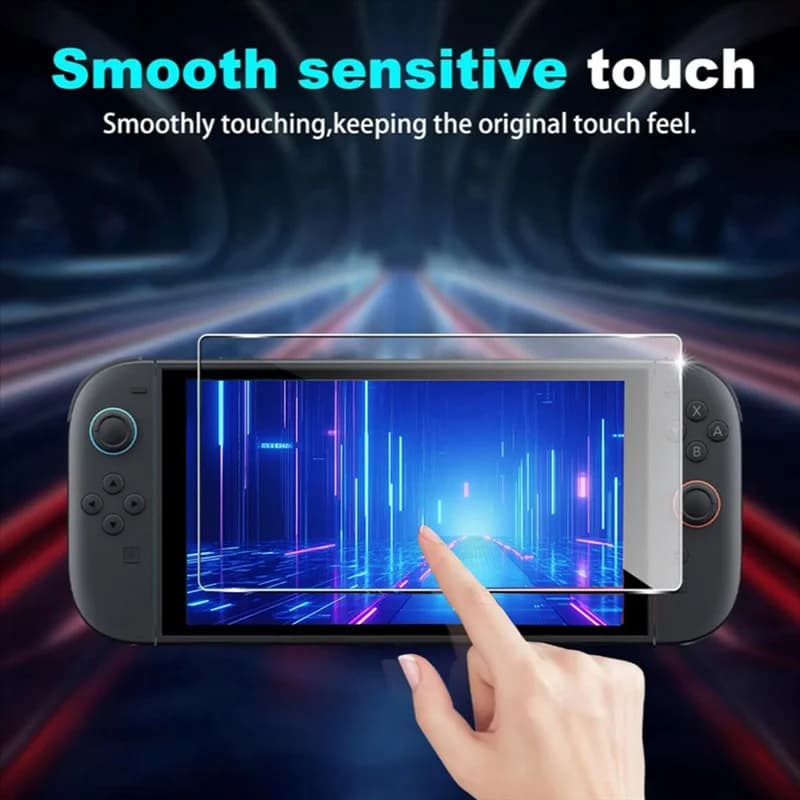 A73E-Sustodia per Switch 2 Kit di accessori per Nintendo Switch 2 Protezione schermo Joy-Con Coverthumb Grip