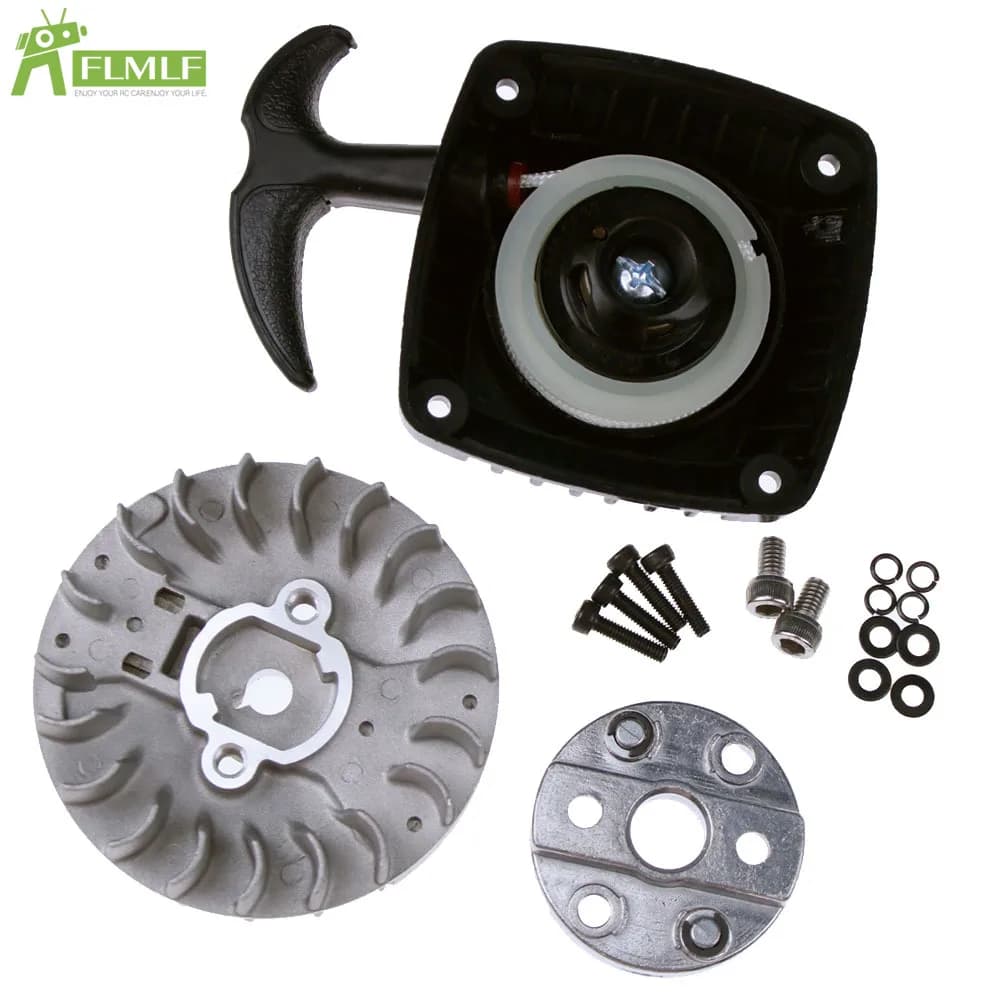 Avviamento e volano Easy Pull con artiglio per 1/5 HPI ROFUN Rovan KM Baja 5B 5T 5SC Losi 5ive-T FG GoPed