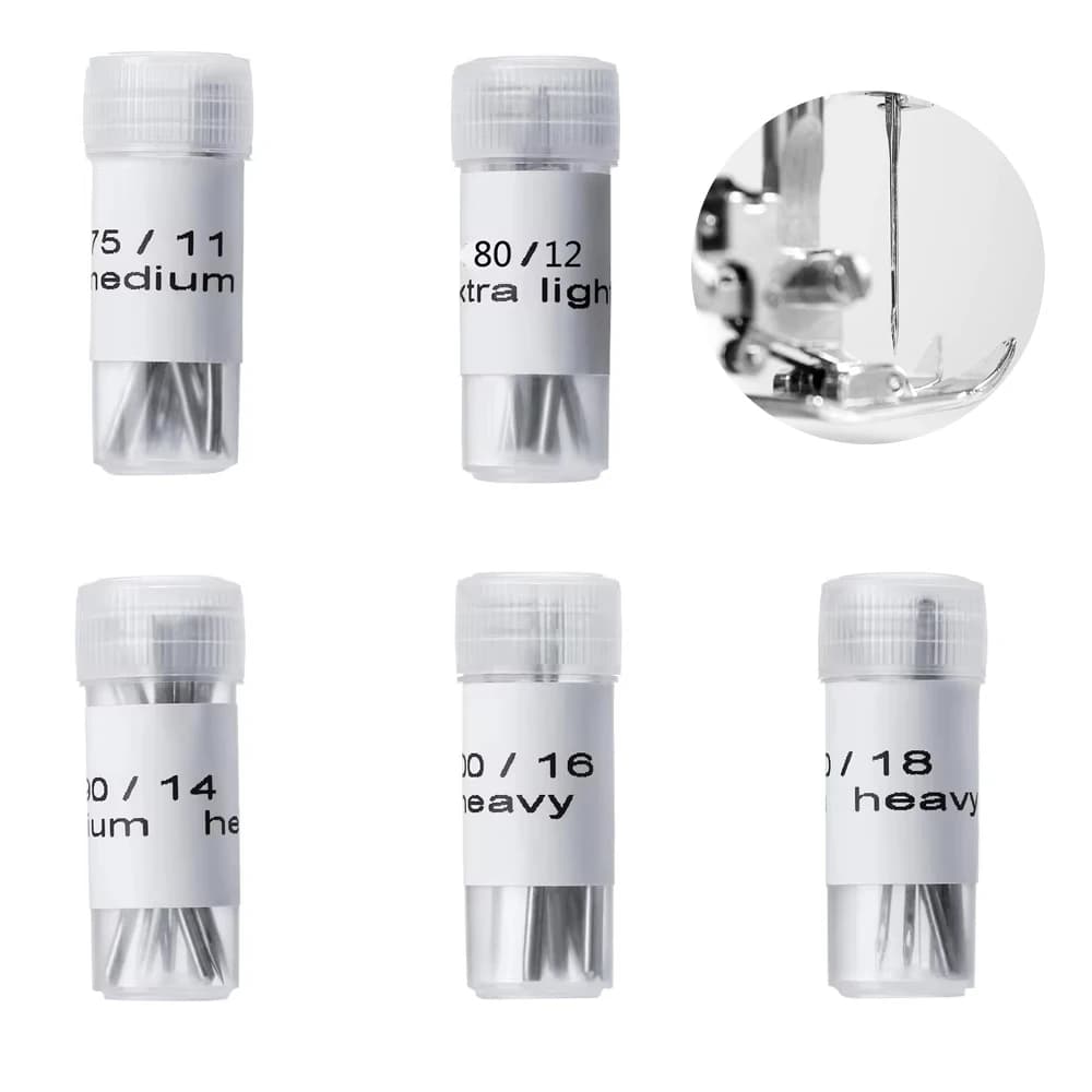 50pcs 75/11 80/12 90/14 Sewing Machine Needles Ball Point Head Steel Needles Home Sewing Machine Needles for Home Sewing