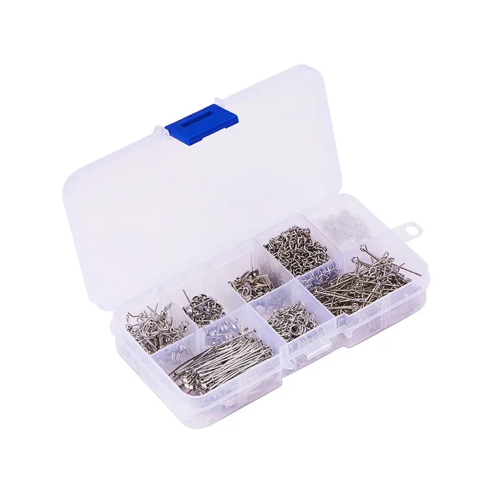 1Set Chic Simple Earrings Components Sterling Silver Style Lightweight Non Deformable Earring Making Accessories for Women Daily