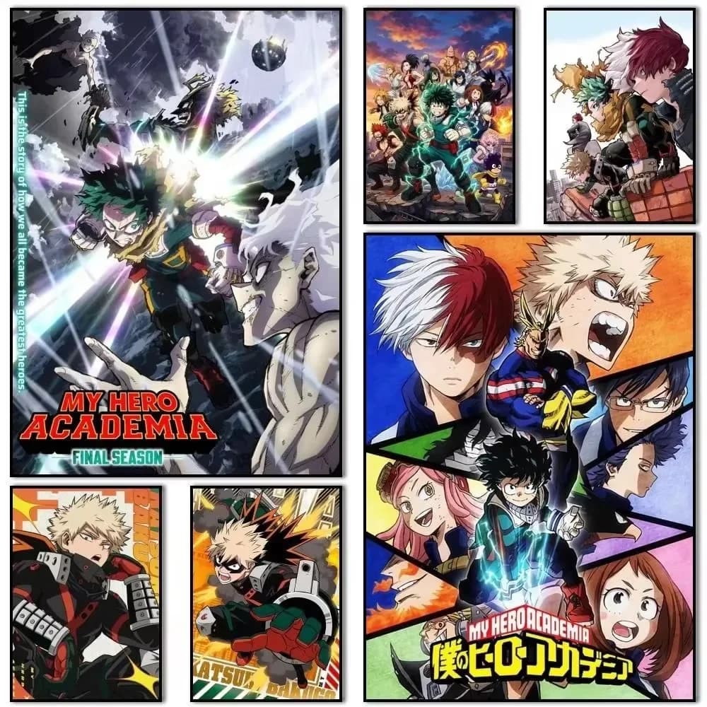 DIY 5D Diamond Painting, My Hero Academia Anime Character Art, Hobby Craft for Home Wall Decor, Ideal Gift for Art Lovers