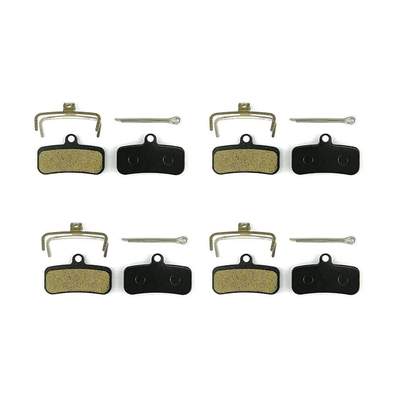 4 paia di pastiglie freno a disco per bicicletta in resina per SHIMANO Saint BR-M810 M820 Zee M640 XTR-M9120 Deore XT BR-M8020 M8120 M6120 BR-MT420