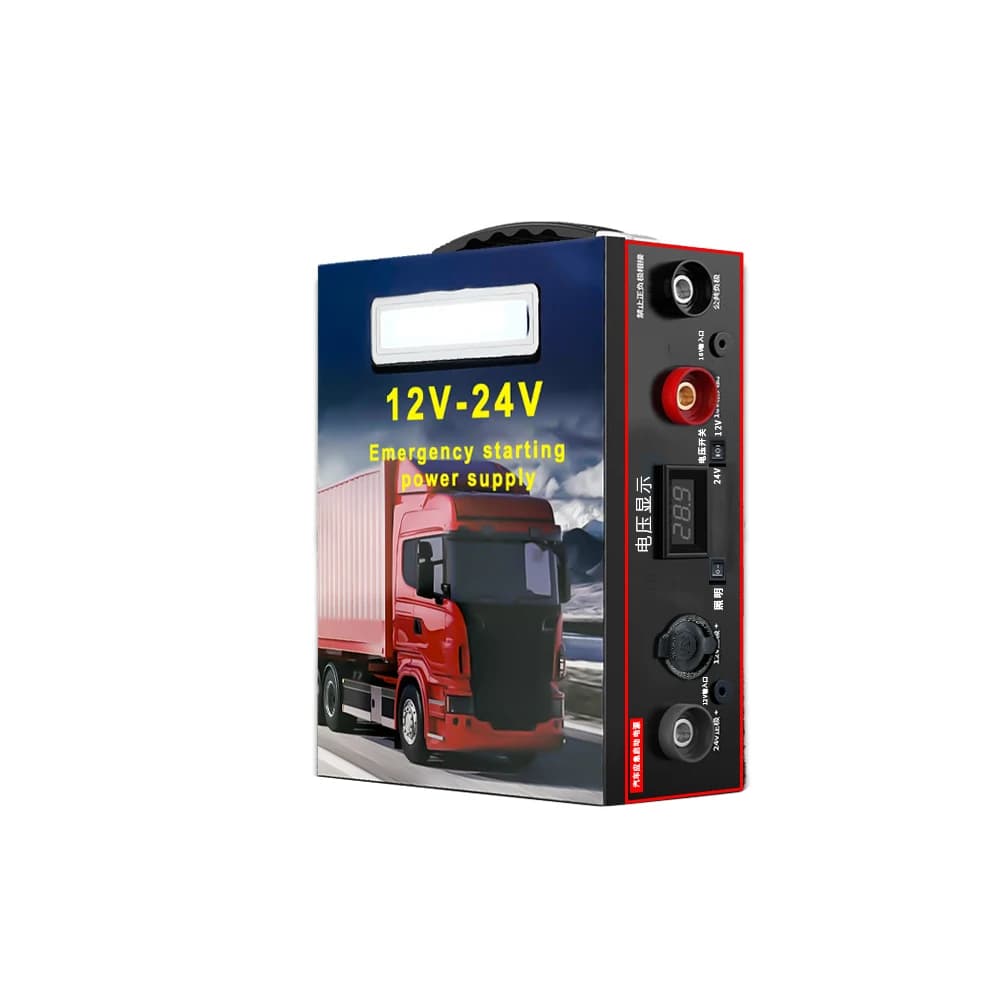 12V 24V Mini produttore Caricabatteria per auto portatile Accumulatori di riserva Accumulatori di emergenza Amp Avviatore di emergenza per batteria per auto 4 in 1
