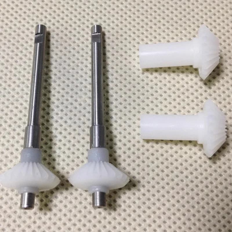 2Pair RC Elicottero 450pro Albero di Trasmissione Ingranaggio Albero Motore Ingranaggi Azionati Pignone per Modello di Aereo Assemblaggio Ombrello Posteriore Dente