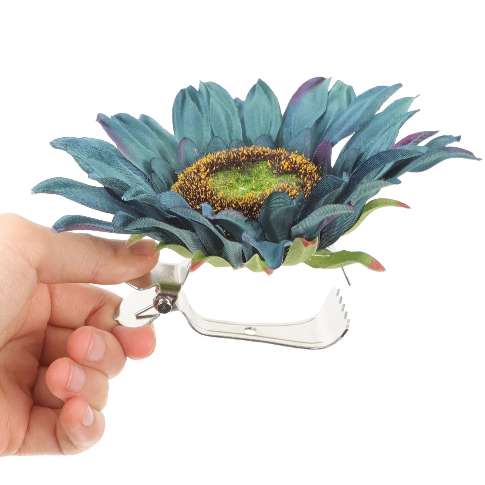 2Pcs Bright Chic Sunflower Curtain Holdbacks Tieback Clips for Thin Curtains No Drill Needed Office Bathroom Study Room Decor