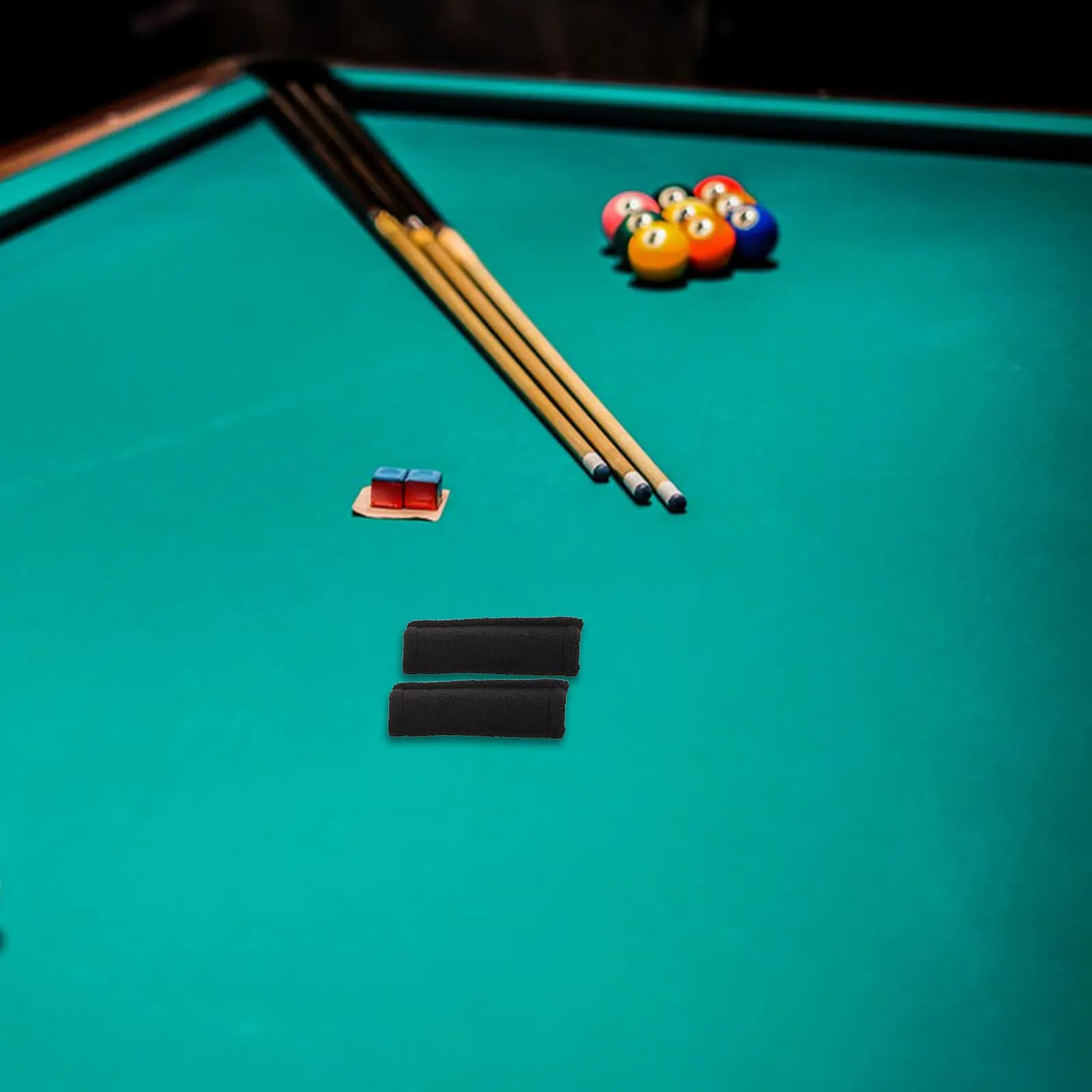 Pool Cue Cleaning Cloth 2 Pack Dual Sided Cotton Billiard Shaft Cleaner Towel Snooker Care Accessory