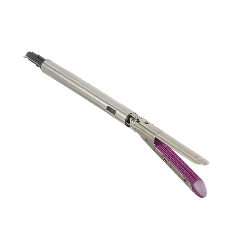 Strumento Chirurgico Ergonomico Endoscopico Viola Monouso con Suturatrice per Operazioni con Punti a Scala