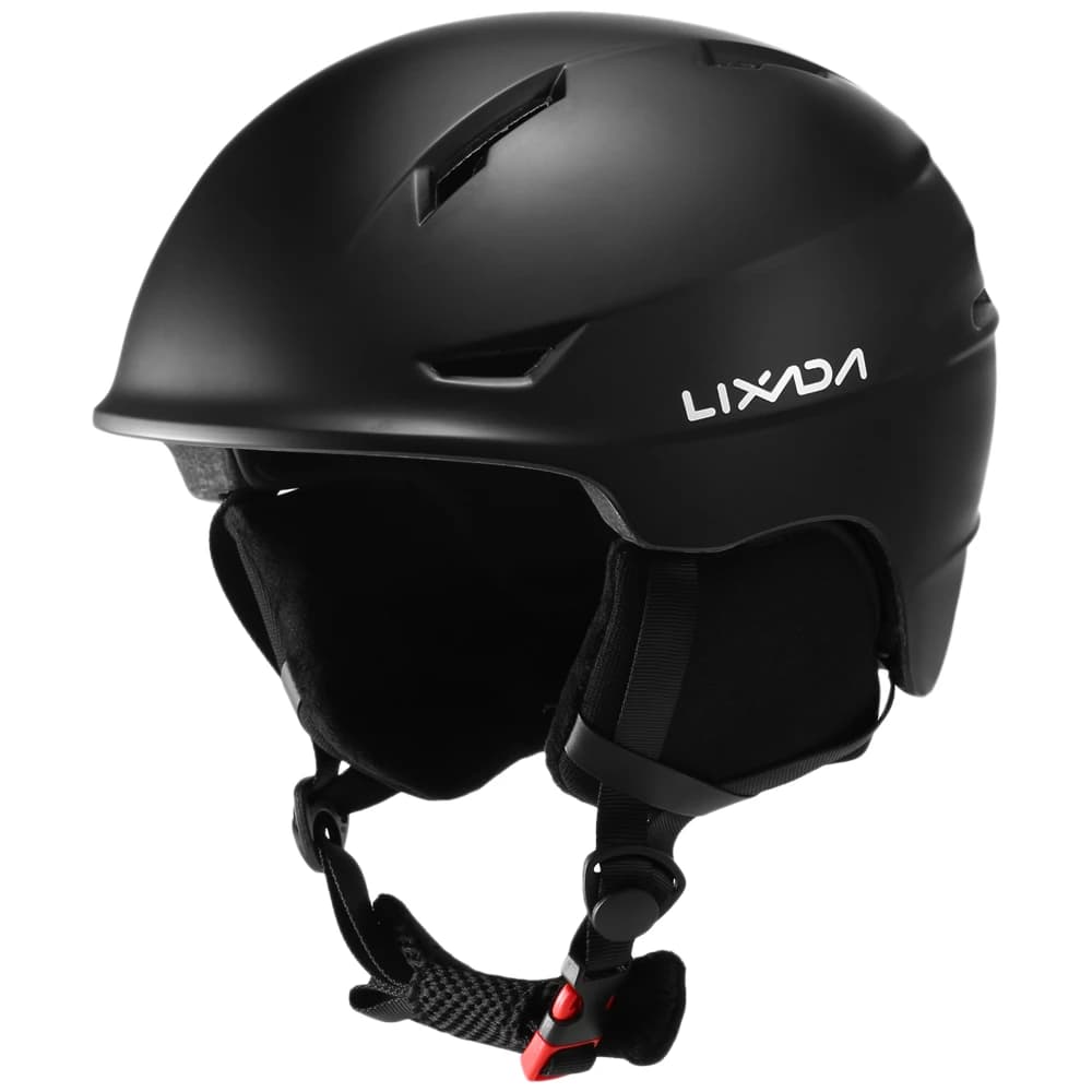 Snowboard helmet Lixada with detachable earpieces Professional ski helmet with glasses Snow sports helmet with fixed strap