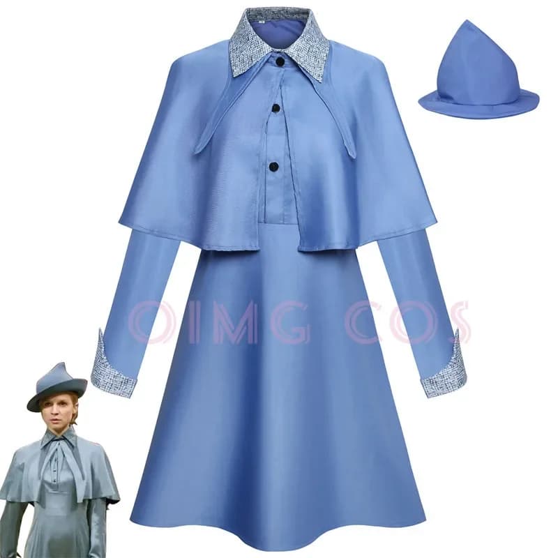 Costume Cosplay di Fleur Isabelle Delacour, Uniforme Anime per Halloween, Abbigliamento da Gioco per Donne