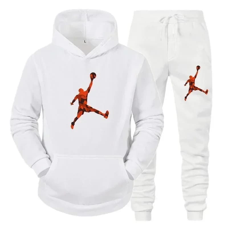 Nuova Collezione 2025: Completo Sportivo Casual da Uomo, Set per Fitness e Jogging, Felpa con Cappuccio e Pantaloni Caldi per Autunno e Inverno