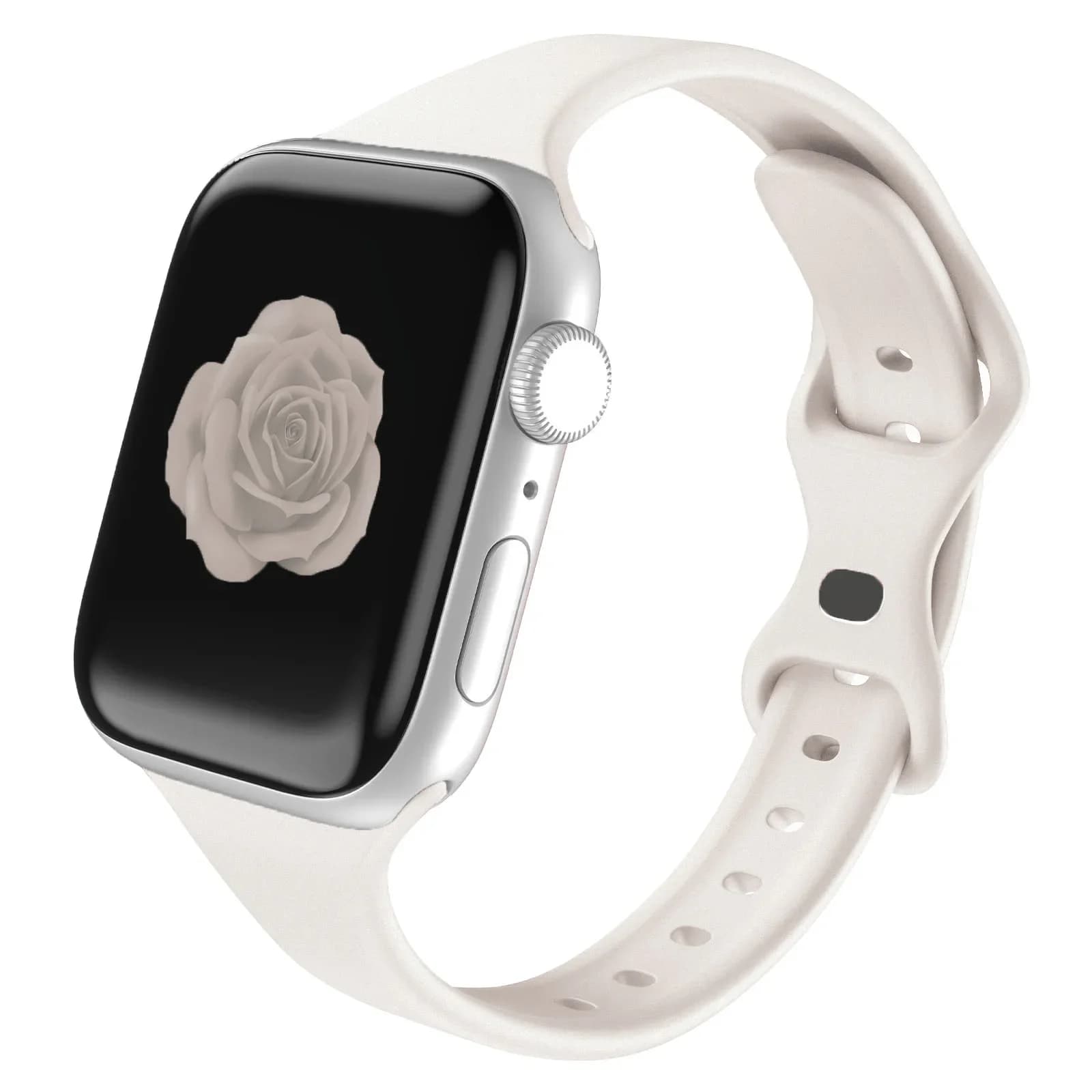 Slim Silicone for Apple Watch Correa donna Slim 38mm 40mm 41mm 44mm 45mm 49mm, soft rubber sports strap for iWatch
