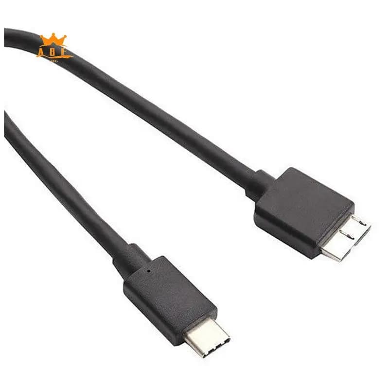 A08E-USB Cavo di conversione da tipo C a Micro-B Cavo dati per HDD esterno SSD Disco rigido Telecamera Estendi il cavo