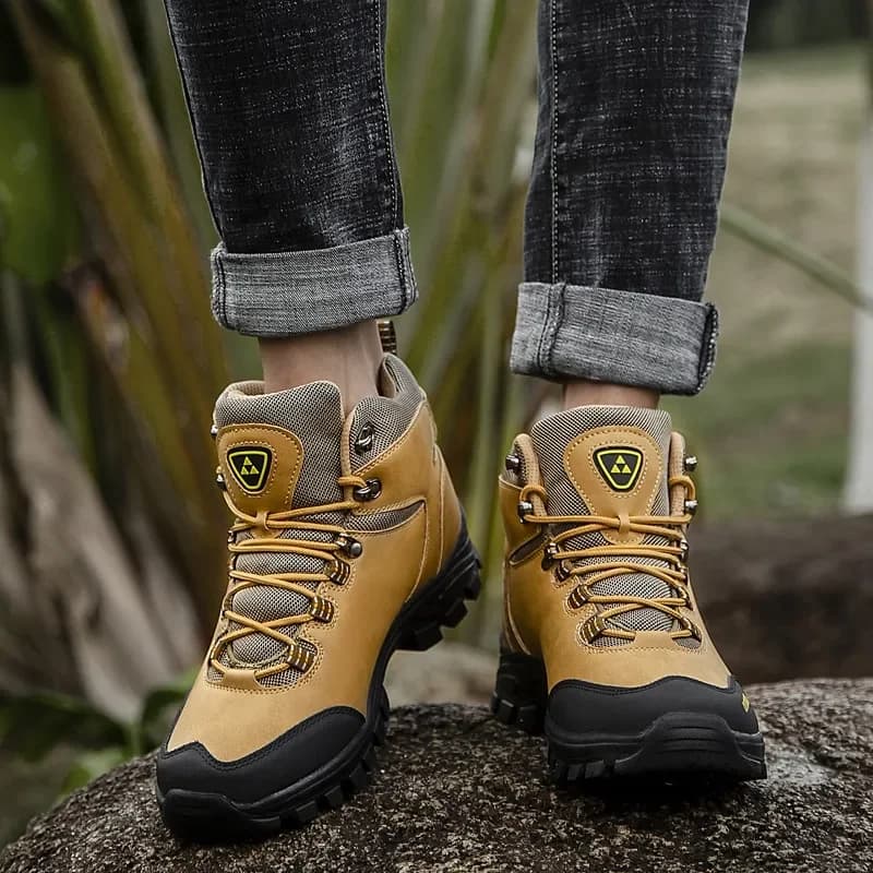 ELUVA Scarpe da trekking impermeabili da uomo Stivali da trekking leggeri antiscivolo Scarpe da passeggio da uomo comode e antiscivolo