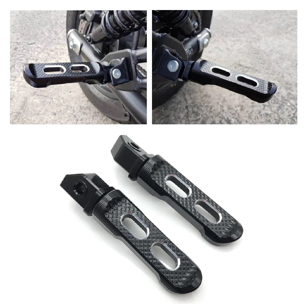 Adatto per Honda CMX 500 Rebel 300 ABS Rebel500 2018-2025 Pedane posteriori moto Poggia passeggero Poggiapiedi Pedane Pedali