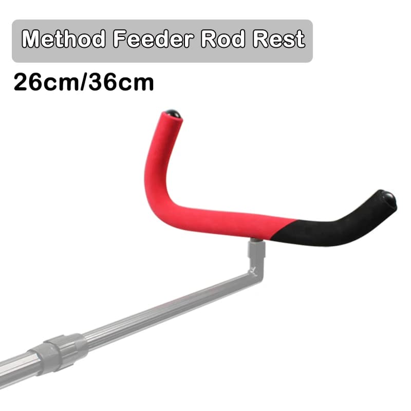 1X Carp Fishing Tool Method Feeder Rod Rest Equipped With 3/8″ BSF Thread Stable Support By Alu Alloy Core EVA Material