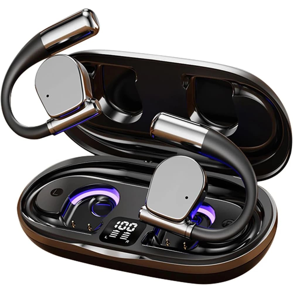 Auricolari Bluetooth wireless Cuffie da gioco con suono surround 3D Sterilizzazione UV Microfono con cancellazione del rumore Chiamata HD (colore della pelle)