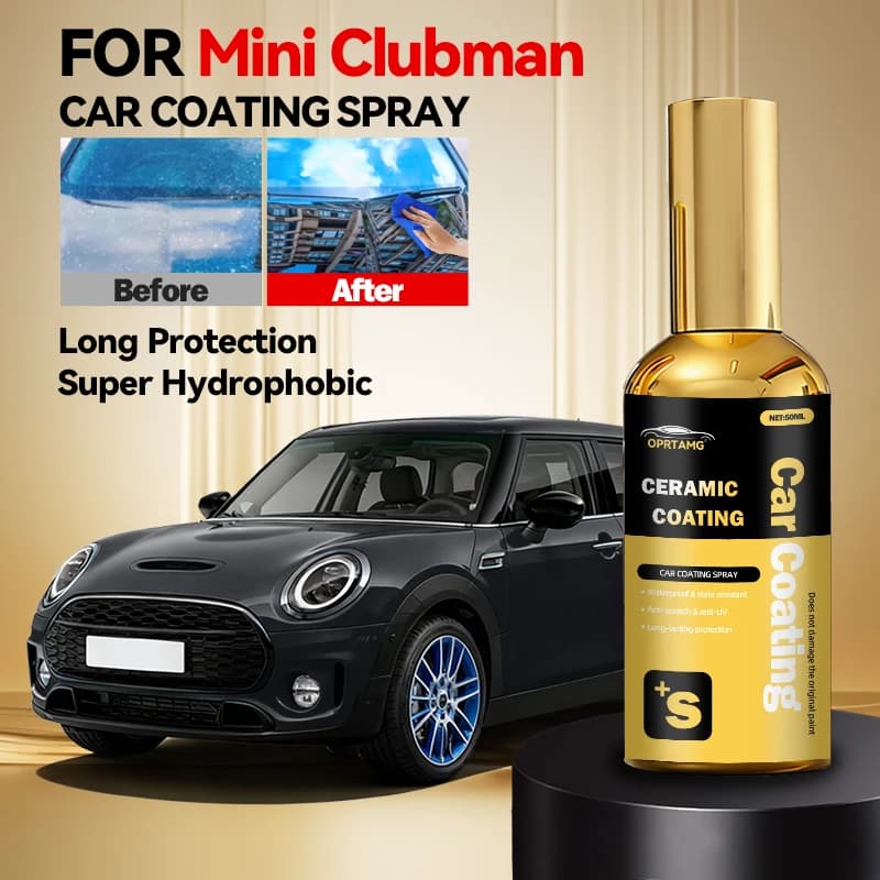 HGKJ S6 Ultimate Spray per Rivestimento Ceramico Idrofobico, Protezione Vernice ad Alta Lucentezza 9H Nano, Riparazione Auto per Mini Clubman