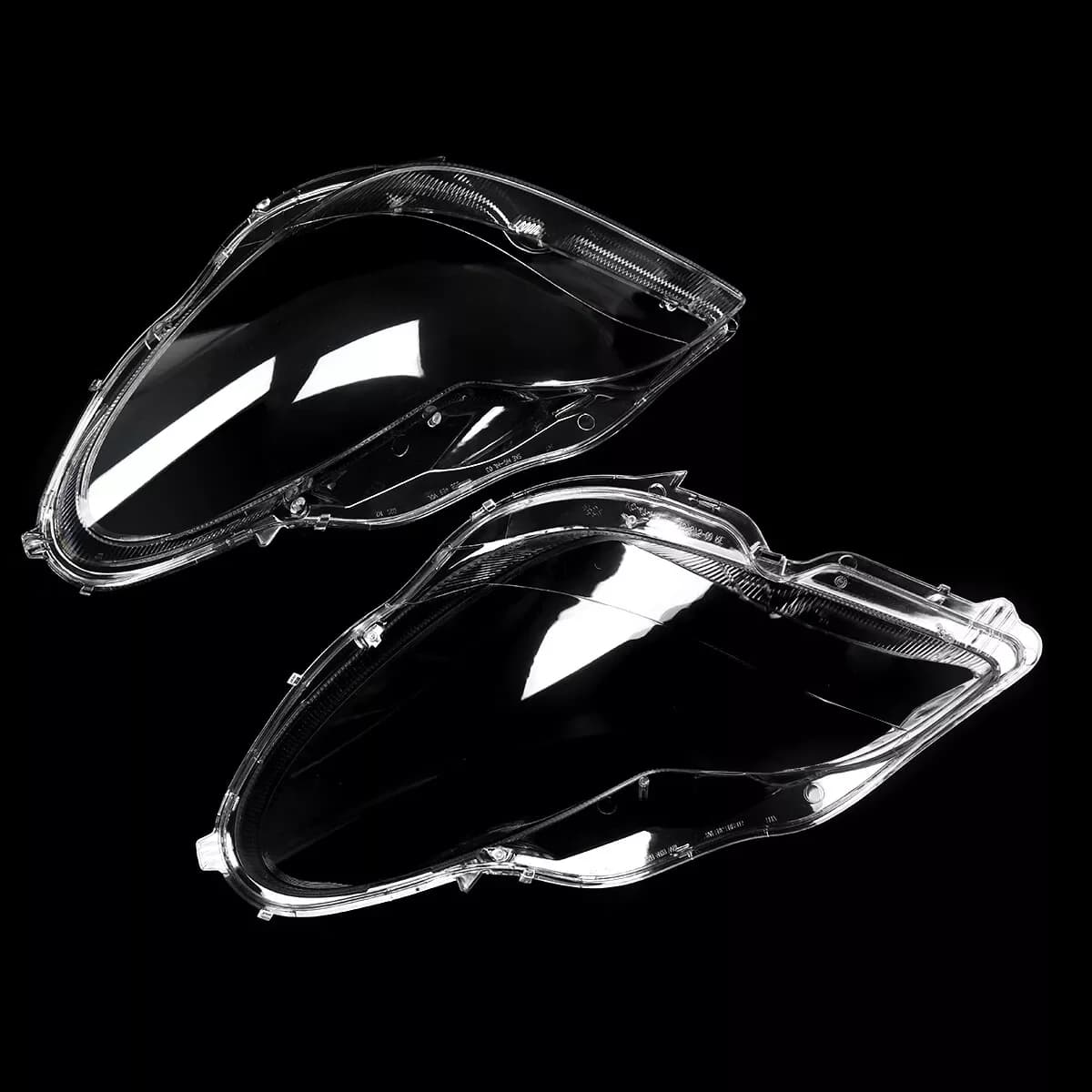 Fari Ombra Per Mercedes Benz CLS W219 CLS350 CLS500 CLS550 CLS63 AMG 2006-2011 Faro Copriobiettivo Testa Della Lampada Paralume