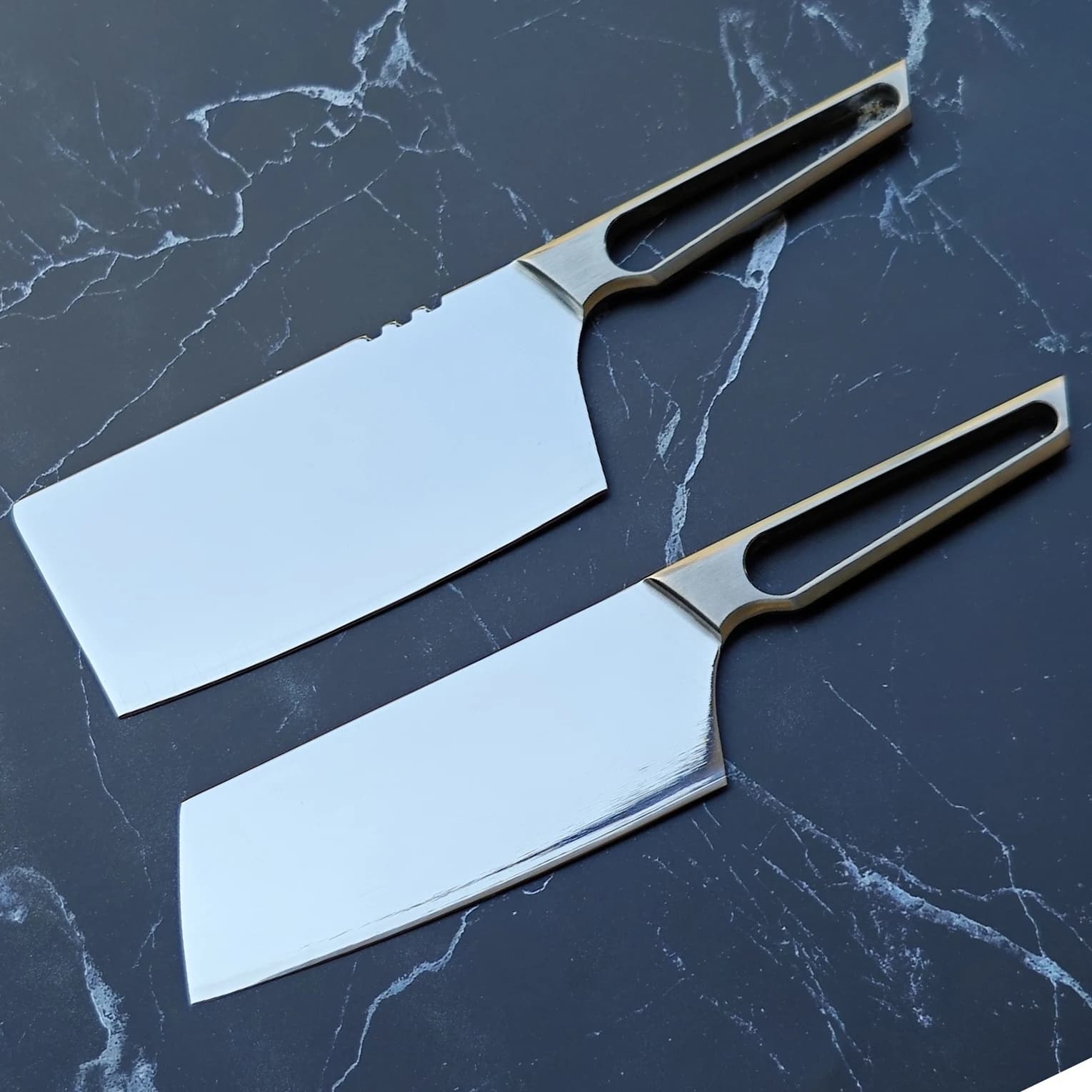 Chinese chef knife for welding M390 Cutting steel blade Chopper Mannaia to slice meat Vegetables All-in-one kitchen knife Cooking tools