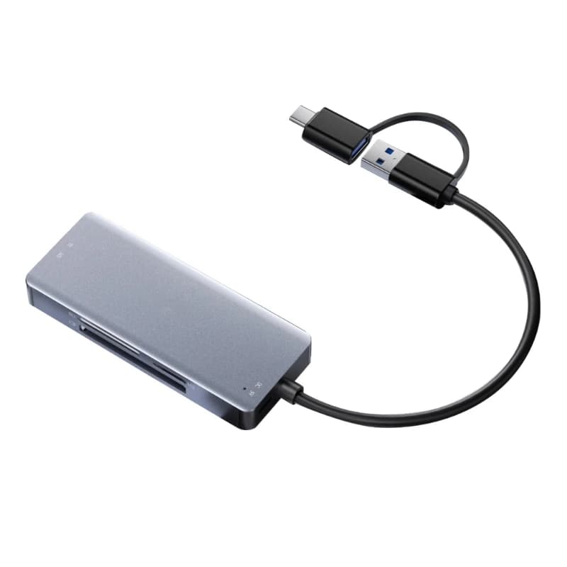 Lettore schede memoria 5 in 1 Lettore schede USB C USB per adattatore per lettore schede MS USB per laptop