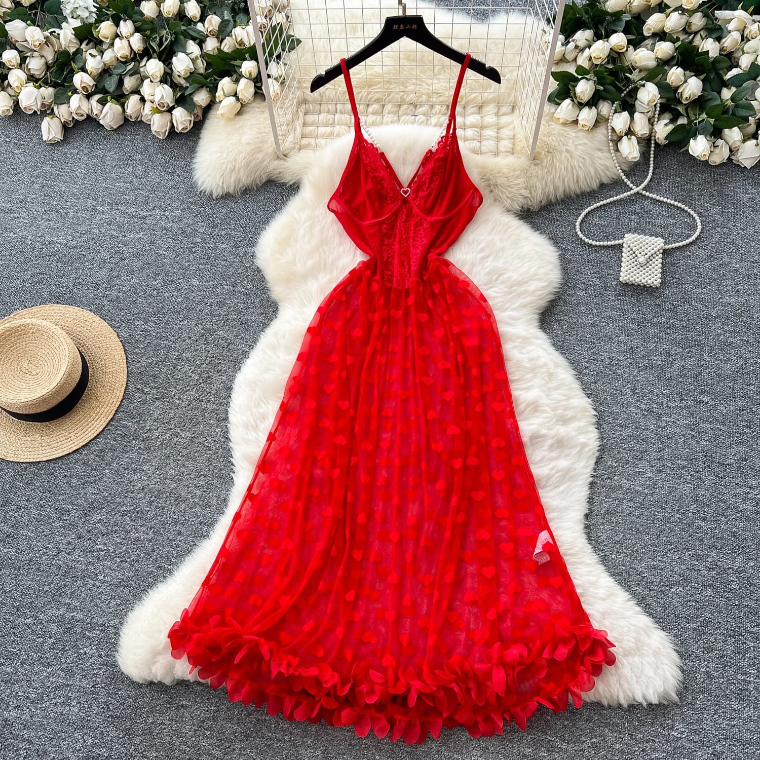 Chic Sexy Beading Bandage Lace Fairy Casual A-line robe Dress Summer Beach Vacation Vestidos Women Sundress