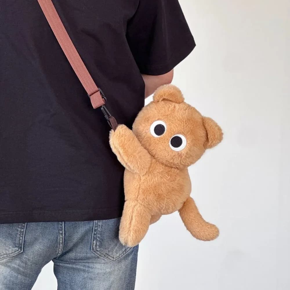 Borsa a Tracolla Gatto Siamese Kawaii, Borsa a Tracolla Morbida a Forma di Agnello con Cinghia Staccabile, Zaino Leggero per Ragazzi